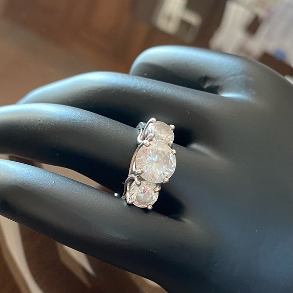 Jewelry - 14K WG Moissanite Diamond Ring